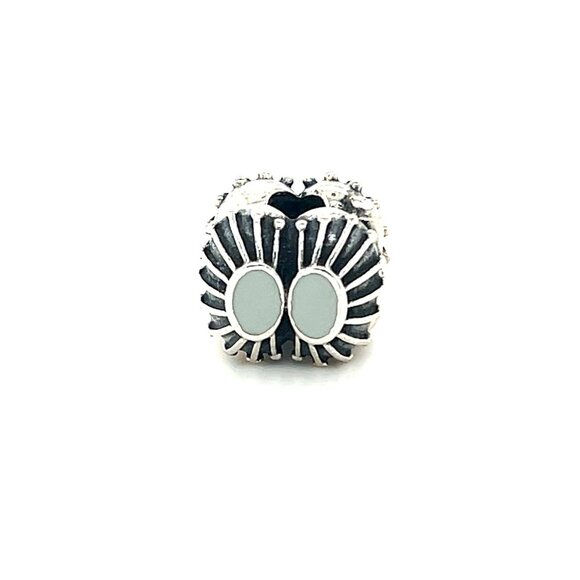 Pandora Blue Enamel Two Of A Kind Clip Charm - Picture 1 of 5